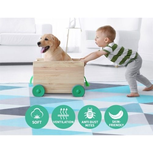 Artiss Floor Rug Soft Carpet 200x290cm Large Rugs Bedroom Area Modern Short Pile