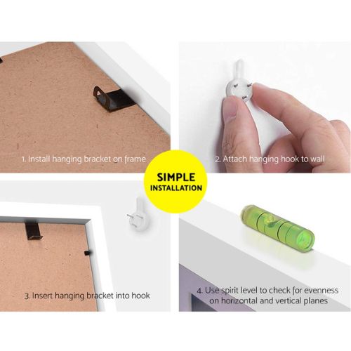 Artiss Photo Frames 26PCS 8x10in 5x7in 4x6in 3.5x5in Hanging Wall Frame - White