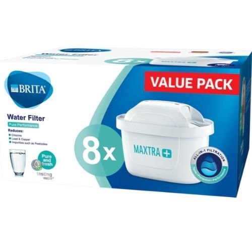 BRITA MAXTRA+ 8-Pack Water Purifier Filter Cartridge Replacement Refill Accessor