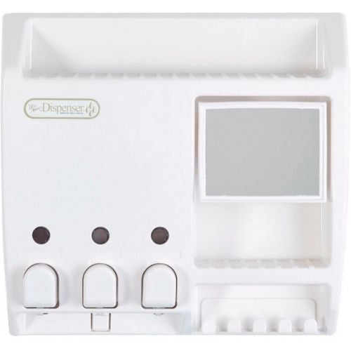 Bathroom Wall Mounted Shower Shampoo Liquid Soap Gel Lotion Dispenser Pump Mount