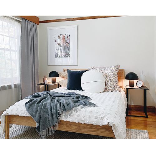 Chiswick Throw Blanket Merino Wool/Cashmere Soft Cozy Light Weight - Charcoal