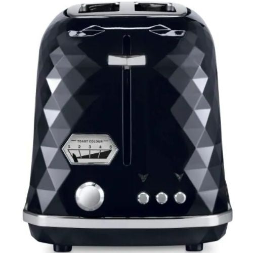 Delonghi Brillante Exclusive 2 Slice Bread Toaster, Removable Crumb Tr