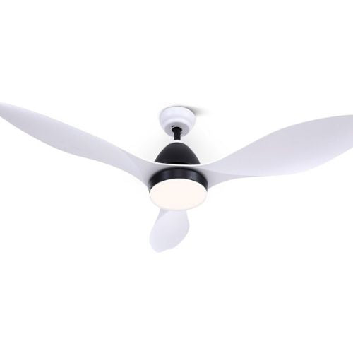 Devanti Ceiling Fan W/ LED Light & Remote Control 48'' 3 Blades, 5 Speeds, White