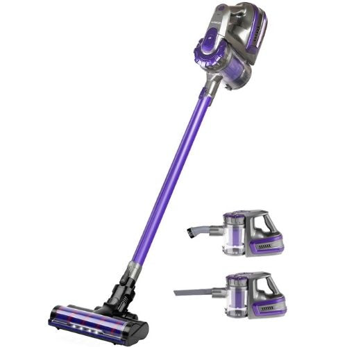Devanti Cordless Vacuum Cleaner Handheld Stick Vac 2-Speed W/ Headlight - Purple