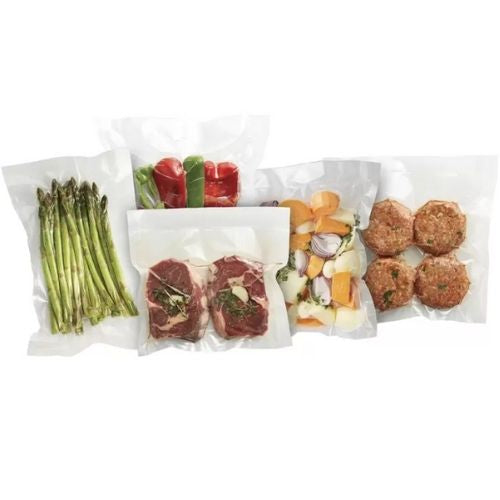 FoodSaver Vacuum Seal Bag Value Combo Pack 11" & 8" Rolls; 46 Pre-Cut Bags