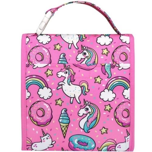 Insulated Junior Lunch Pouch Sachi Style 226 Cooler Carry Case Bag - Unicorns