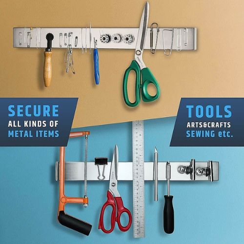 Magnetic Knife Strip Holder Stainless Steel Wall Mounted Kitchen Tool Magnet Bar