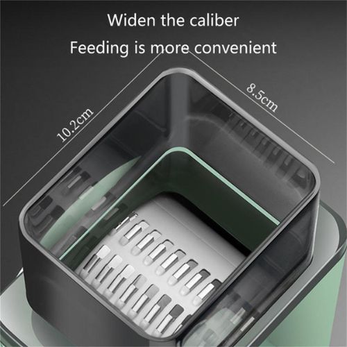 Manual Rotary Drum Grater Chopper Kitchen Vegetable Food Slicer Fruit Cutter