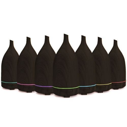 Milano Decor Aroma Diffuser Ultrasonic Humidifier Purifier 100ml And 3 Pack Oils