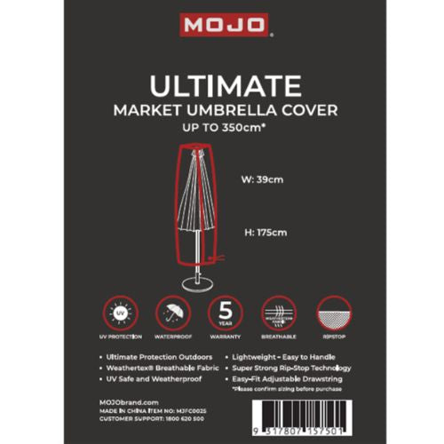 Mojo Ultimate Outdoor Market Umbrella Furniture Cover