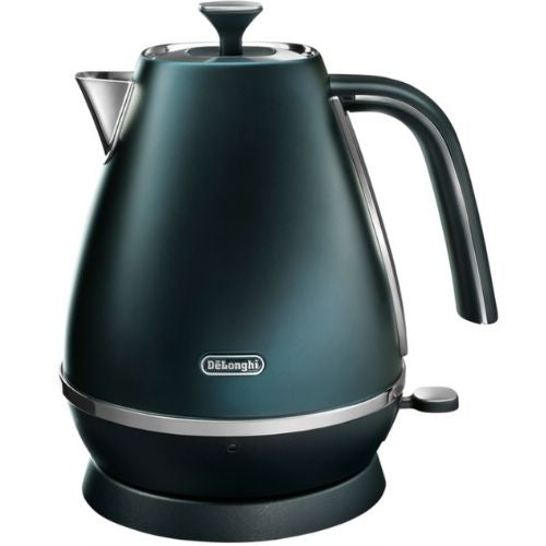 De'Longhi 1.7L Electric Kettle Cordless Swivel Base Water Pot Boiler Jug,  Yellow, Webky