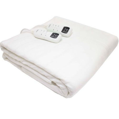 Onkaparinga Electric Blanket Queen Size With Multi-Zone Heating Techno