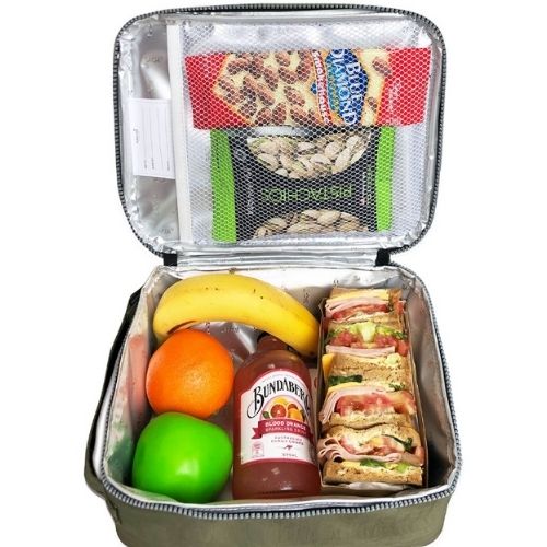 Sachi Insulated Lunch Bag Durable Leak-Proof Tote with Heavy Duty Zipper - Olive