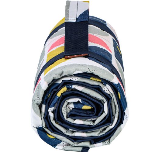 Sachi Reusable Picnic Rug Outdoor Blanket Mat with Carry Handle - Nordic Geo