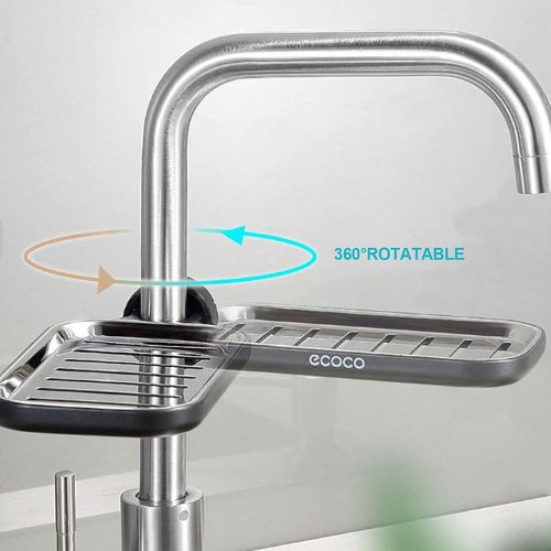 Sponge Holder Sink Caddy Kitchen Organiser Brush Soap Tray Ecoco Bathroom Rack