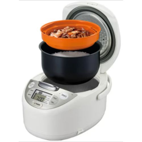 Tiger Multi-Functional MicroComputer Rice Cooker, Food Steamer with LCD Display