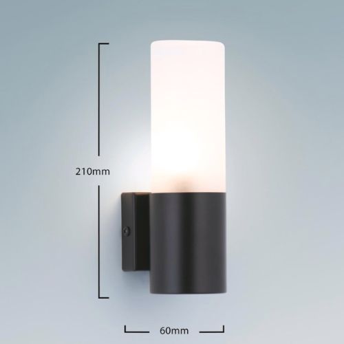 Verve Design Black Alcor Wall Light G9 28W Halogen -Matt Black Metal Bracket