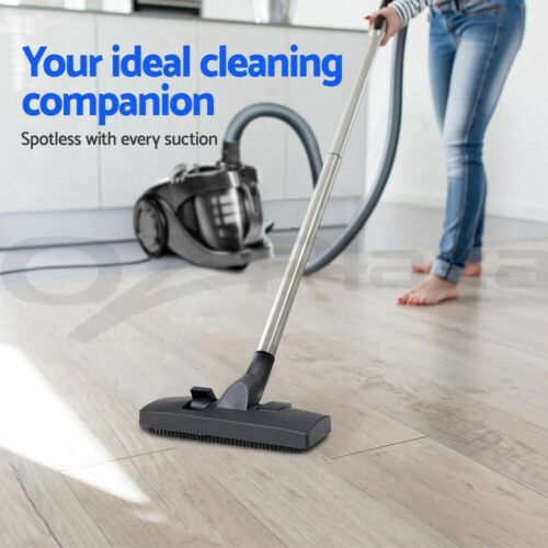 Devanti Vacuum Cleaner Bagless Cyclone Cyclonic Vac Home Office Car 2200W Black