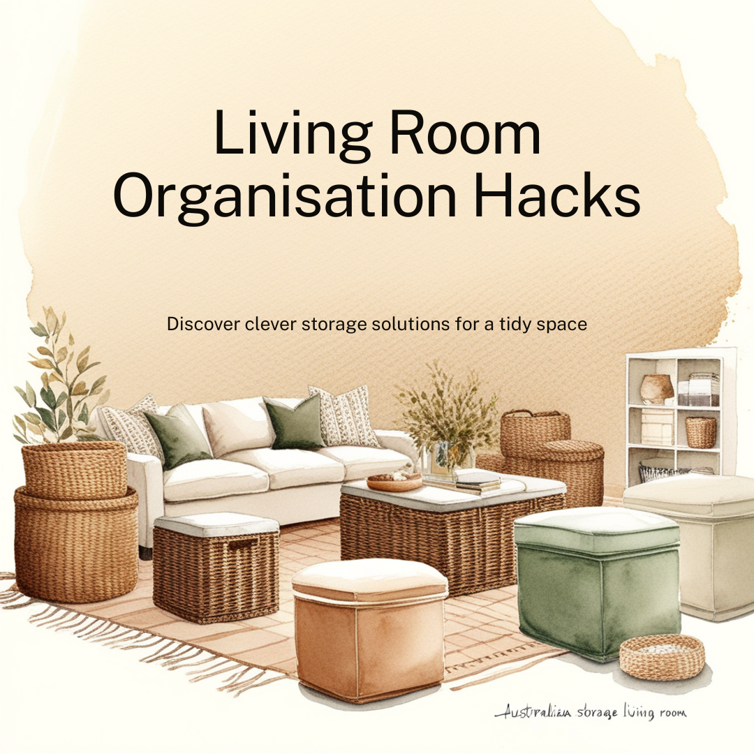 6 Living Room Organisation Hacks & Storage Ideas in Australia