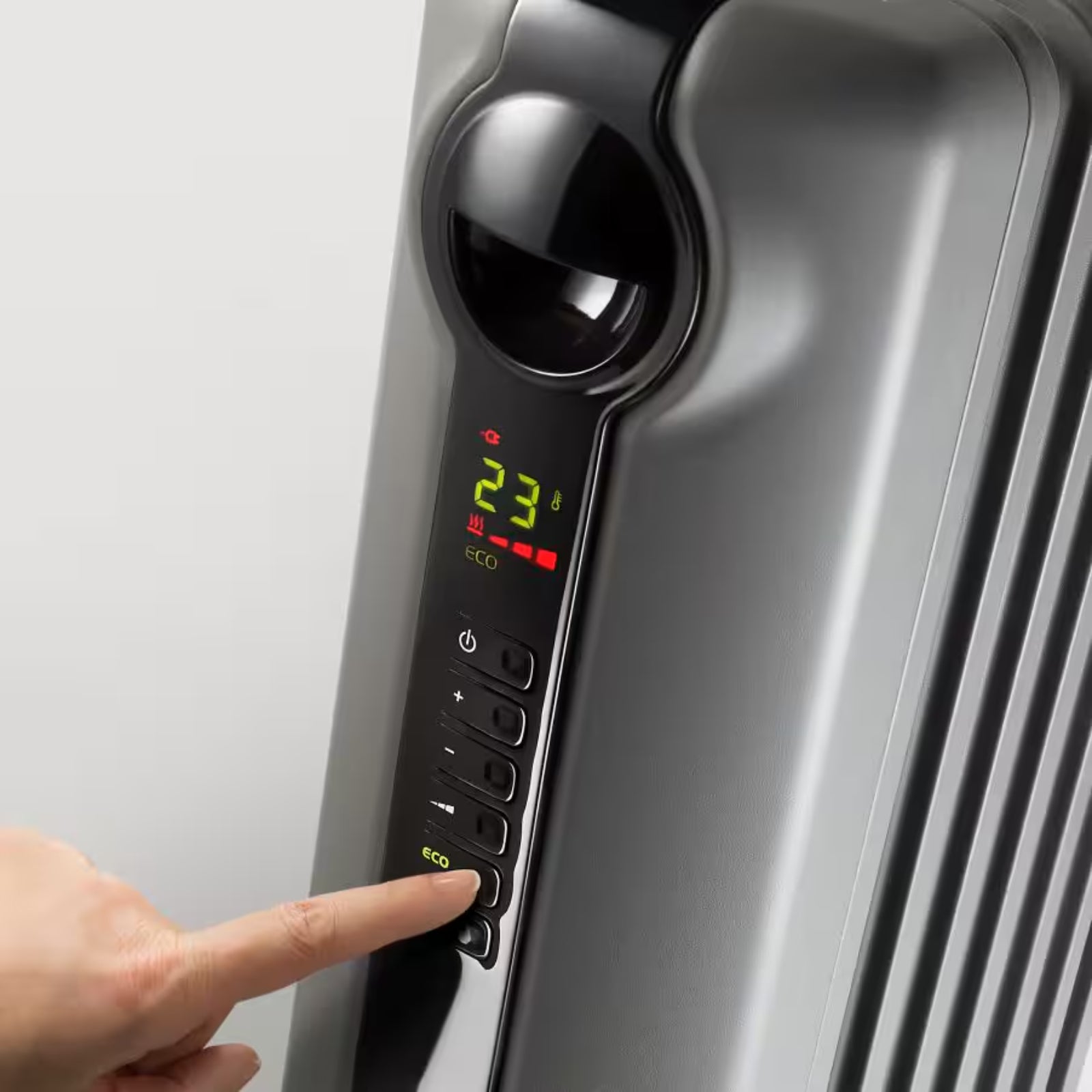 Radia S Digital 1500W Oil Column Heater with Timer
