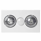 Martec Striker 2 Bathroom Heater and Exhaust Fan With Tricolour LED Light