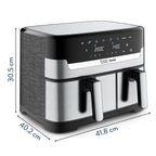 Jamie Oliver By Tefal Dual Drawer Air Fryer EY905J