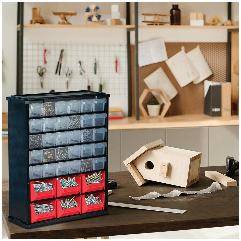 BirdRock Home Multi Parts Bin Organiser 36 Drawers