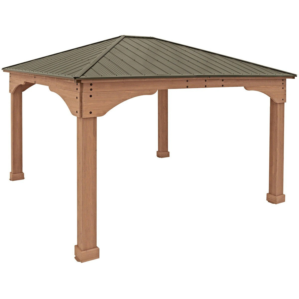Yardistry 4.3 x 3.7M Grand Gazebo With Aluminium Roof
