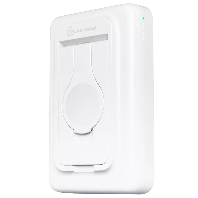 ALOGIC Lift 4-in-1 MagSafe Compatible Wireless Charging 10,000mAh Power Bank White L10KPBWH