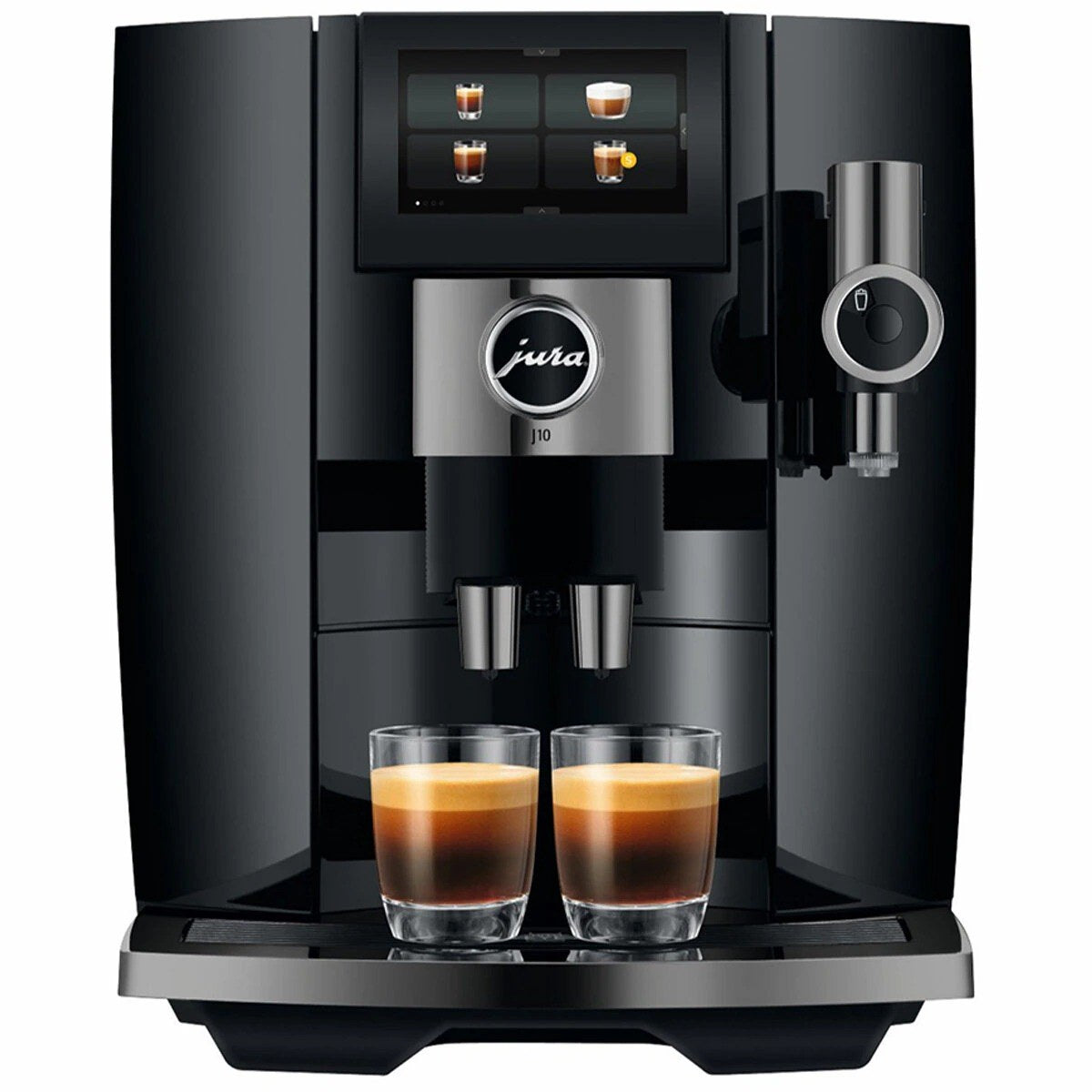 JURA J10 Fully Automatic Coffee Machine Piano Black 15664