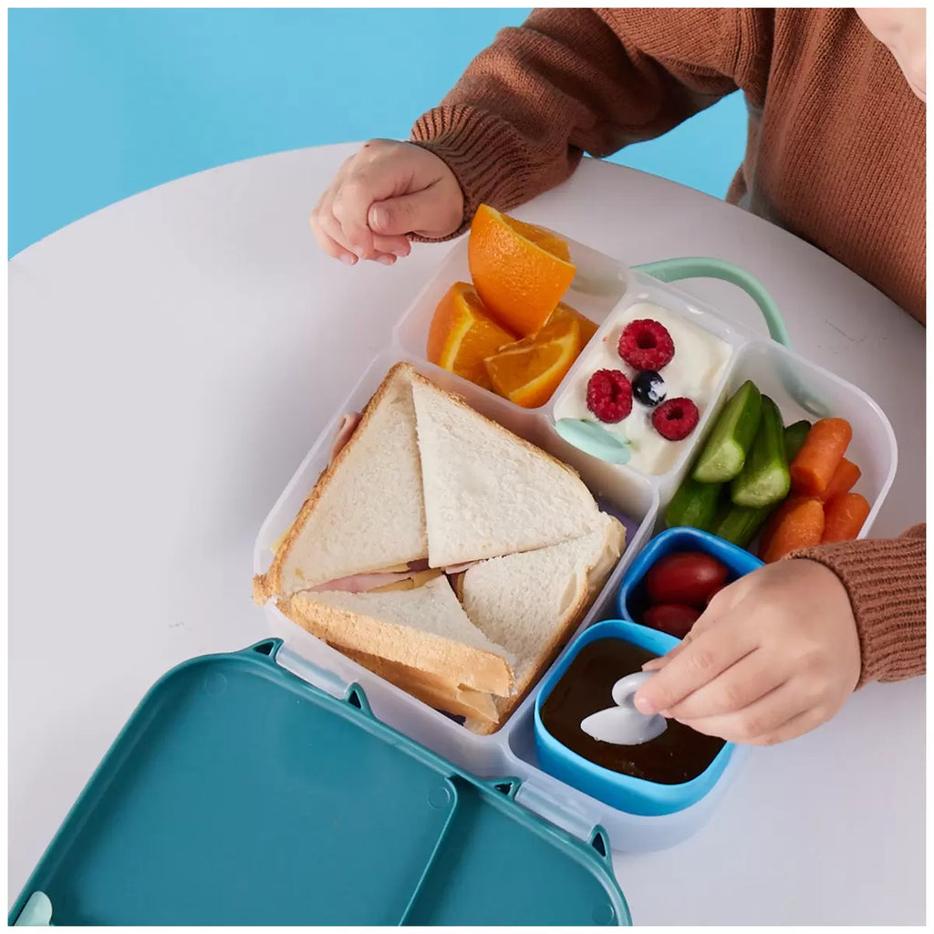 b.box Kids Bento Lunch Box 2 Pack Ocean Breeze And Emerald Forest