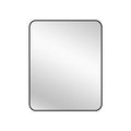 Black Metal Rectangle Mirror - Small 80cm x 100cm