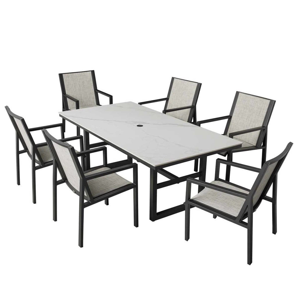 Agio Trinity 7 Piece Sling Dining Set