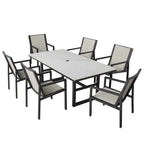 Agio Trinity 7 Piece Sling Dining Set