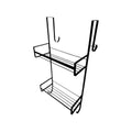 Barelli Black Over Screen Shower Caddy