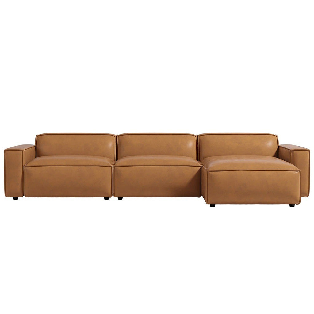 Valencia Montana Leather 3 Seater Sofa Chaise