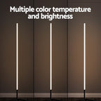 Artiss RGB LED Floor Lamp Remote Control Corner Light Stand Gaming Room 150CM