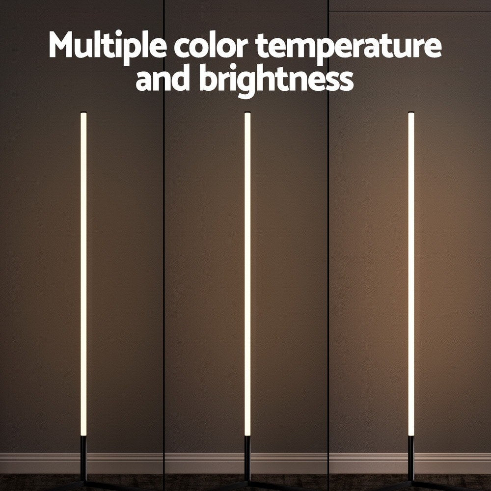 Artiss RGB LED Floor Lamp Remote Control Corner Light Stand Gaming Room 150CM