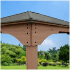 Yardistry 4.3 x 3.7M Grand Gazebo With Aluminium Roof