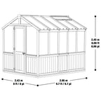 Yardistry Greenhouse 2.43 x 2.95M