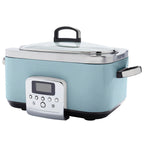GreenPan 6L Slow Cooker CC005725-003 Blue Haze