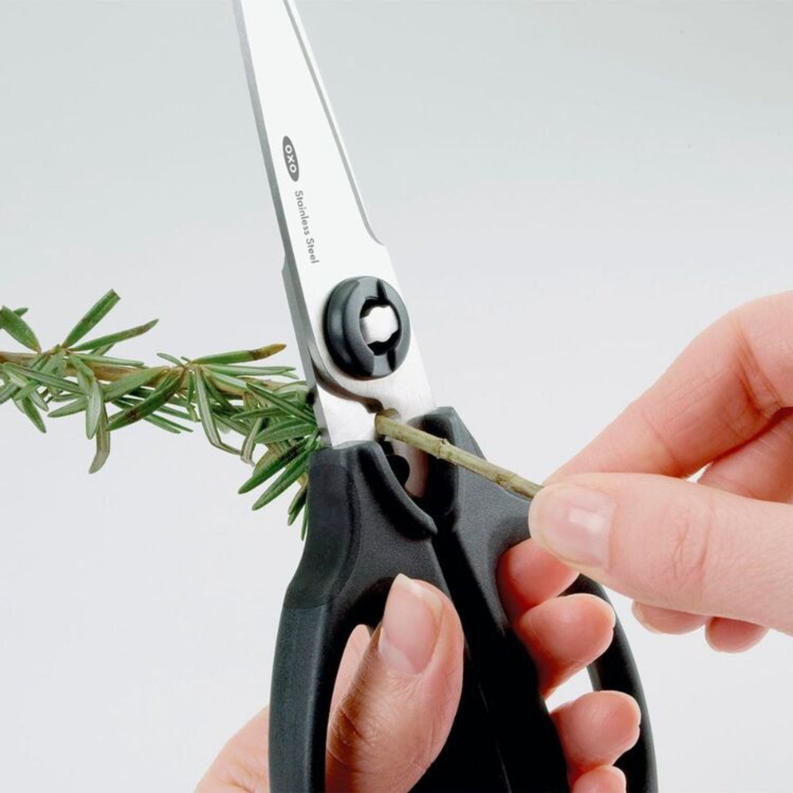 2x OXO Good Grips Kitchen & Herb Scissors – Stainless Steel, Soft Handle