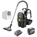Kärcher BVL5 1BP Backpack Vacuum 5AH Kit With 10 Bags