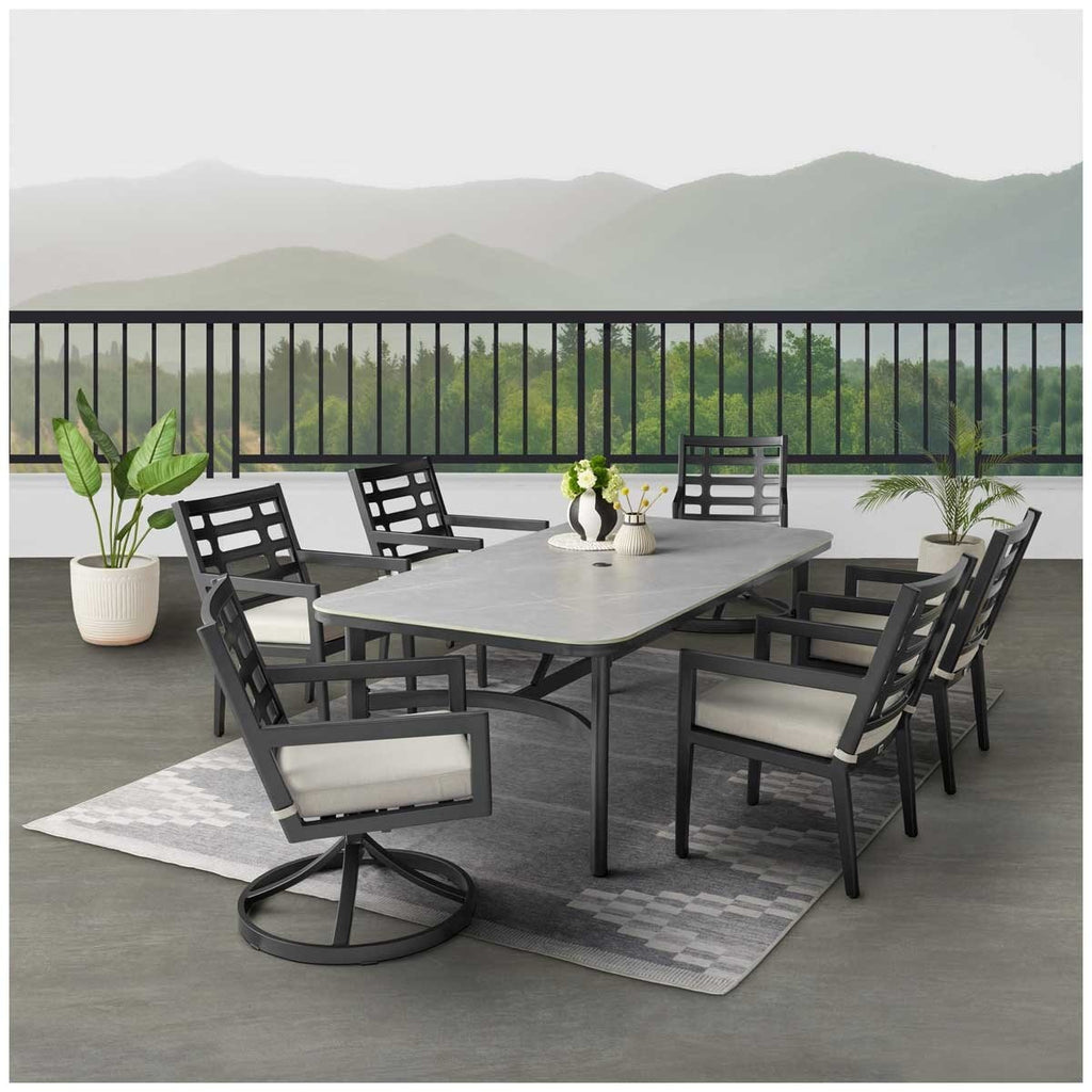 Agio Formia 7 Piece Metal Dining Set