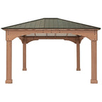 Yardistry 4.3 x 3.7M Grand Gazebo With Aluminium Roof