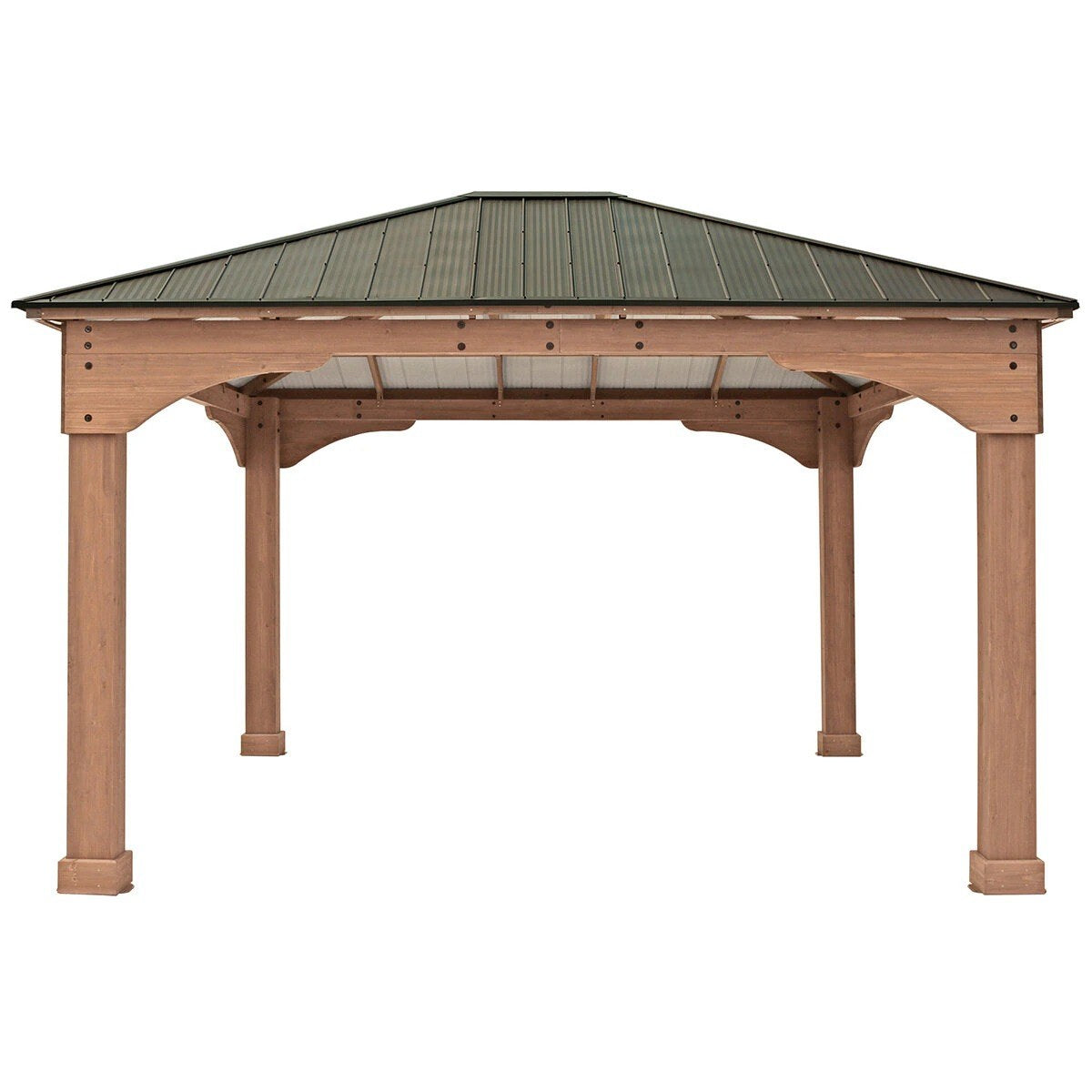 Yardistry 4.3 x 3.7M Grand Gazebo With Aluminium Roof