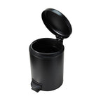 Matte Black Trash Bin - Modern & Durable Waste Container