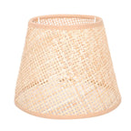 SKISUNO Khaki Rattan Floor Lamp Shade Replacement 6.7x6.7in for Study Room, 1 Piece and Stylish
