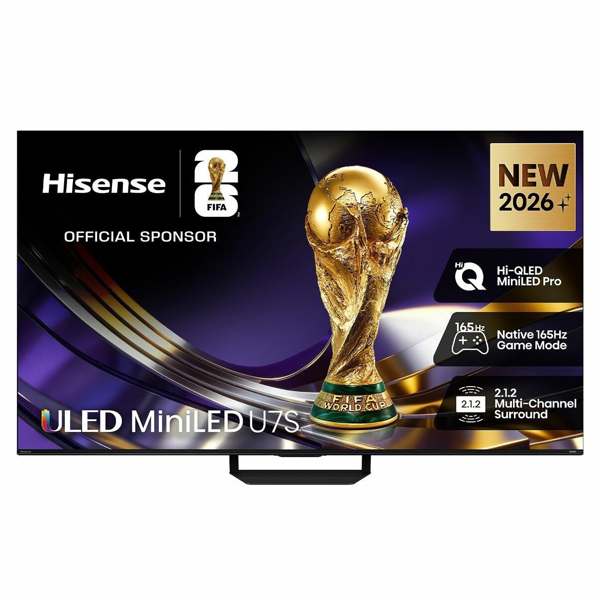 Hisense 75 inch U7SAU ULED Mini LED 4K Smart TV 75U7SAU