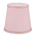 Ortofally Drum Lamp Shade Linen Fabric Lamp Cover Chandelier Lamp Shades for Chandeliers Lights Table Floor Wall Lamps Replacement 17.00X16.00X4.00CM Pink